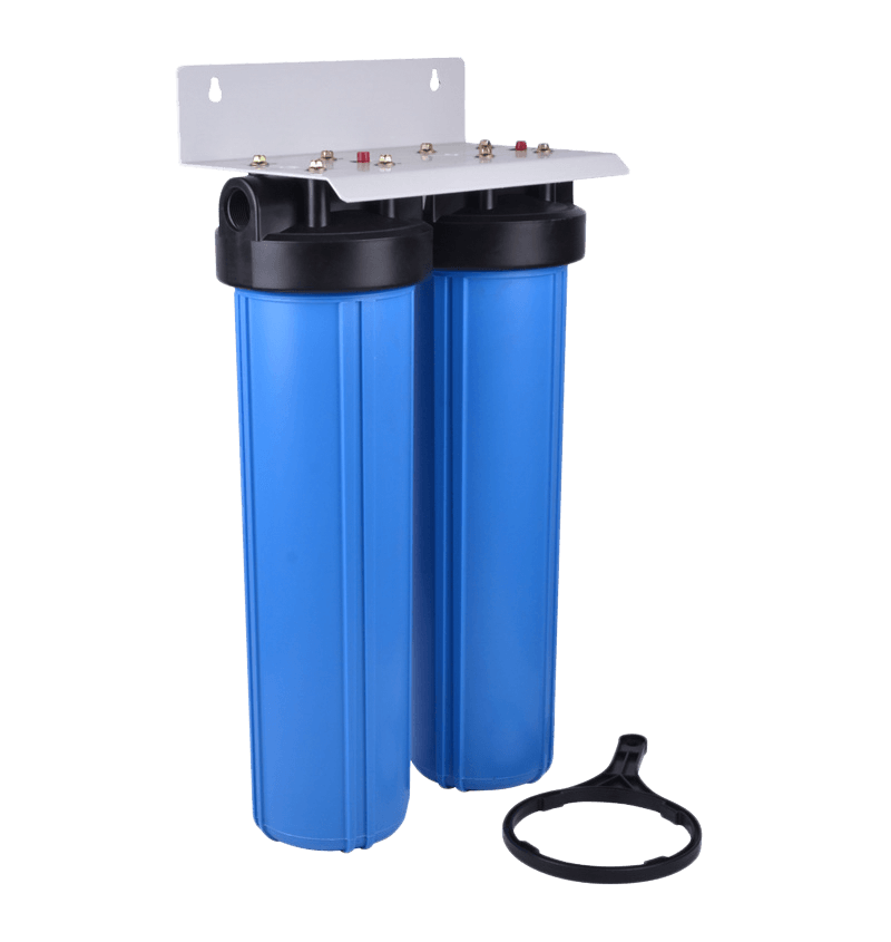 جهاز تنقية المياه على مرحلتين باللون الأزرق H-DPG02